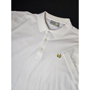 Augusta National Golf Shop Men's Vintage Masters Golf Polo Shirt Ivory XL